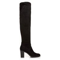 moda in pelle sorenta black high smart long boots