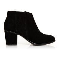 Moda in Pelle Lauria Black Medium Smart Short Boots