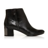 Moda in Pelle Marelli Black Medium Smart Short Boots