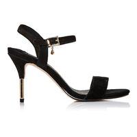 Moda in Pelle Samora Black High Occasion Sandals