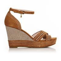 Moda in Pelle Roxas Tan High Smart Sandals