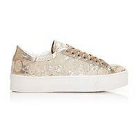 Moda in Pelle Ami Gold Low Leisure Shoes