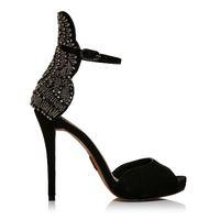 Moda in Pelle Sabrina Black Very High Occasion Sandal