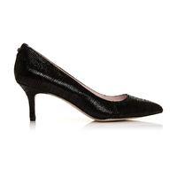 Moda in Pelle Cambria Black Medium Smart Shoes