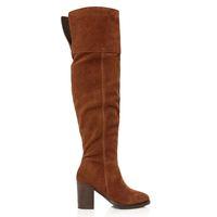 Moda in Pelle Gelardi Tan High Casual Long Boots