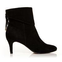 Moda in Pelle Latella Black Medium Smart Short Boots