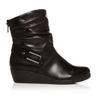 moda in pelle adonias black low casual short boots