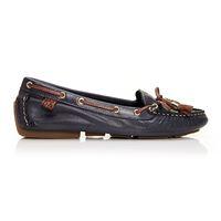 Moda in Pelle Alivia Navy Flat Casual Shoes