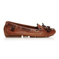 Moda in Pelle Alivia Tan Flat Casual Shoes