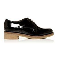 Moda in Pelle Fonti Black Low Smart Shoes