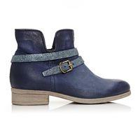 moda in pelle ceryl navy low casual short boots