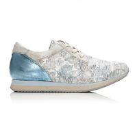 Moda in Pelle Bori Blue-White Low Leisure Shoes