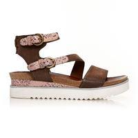 Moda in Pelle Peri Dark Brown Medium Casual Sandals