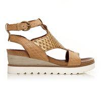 Moda in Pelle Polti Tan Medium Casual Sandals