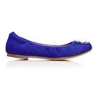 Moda in Pelle Foli Blue Flat Casual Shoes