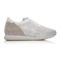 Moda in Pelle Bori White Low Leisure Shoes