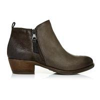 moda in pelle besta grey low casual short boots