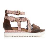 Moda in Pelle Perli Brown Medium Casual Sandals