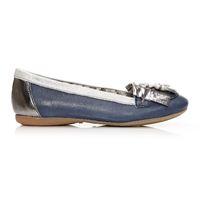 Moda in Pelle Fria Blue Flat Casual Shoes