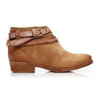 moda in pelle crysi tan low casual short boots