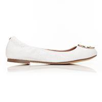 Moda in Pelle Foli White Flat Casual Shoes