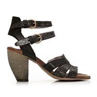 Moda in Pelle Lorell Black Medium Casual Sandals