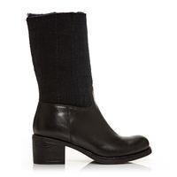 moda in pelle porzia black medium casual short boots