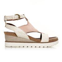 Moda in Pelle Polti White Medium Casual Sandals