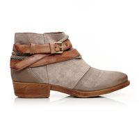 Moda in Pelle Crysi Grey Low Casual Short Boots