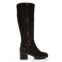 moda in pelle grassia black medium casual long boots