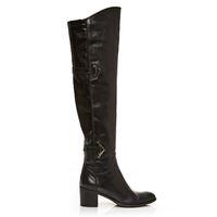 Moda in Pelle Saneti Black Medium Smart Long Boots