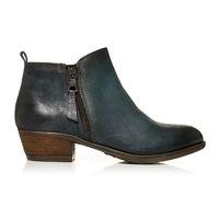 Moda in Pelle Besta Teal Low Casual Short Boots