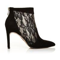 Moda in Pelle Lanzo Black High Occasion Short Boots