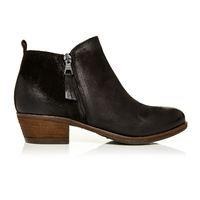 Moda in Pelle Besta Black Low Casual Short Boots