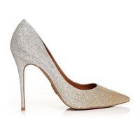 Moda in Pelle Cristina Champagne Very High Occasion Shoes