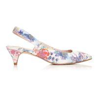 Moda in Pelle Ciervo Floral Medium Smart Shoes