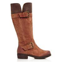 Moda in Pelle Galloe Tan Low Casual Long Boots