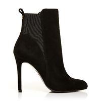 Moda in Pelle Martino Black V High Smart Short Boots