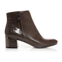 moda in pelle marelli grey medium smart short boots