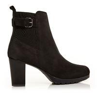 Moda in Pelle Morina Black Medium Casual Short Boots