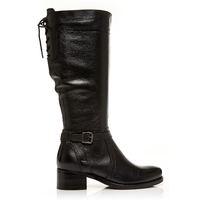 moda in pelle taverna black low smart long boots