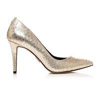 Moda in Pelle Carloni Gold High Smart Shoes