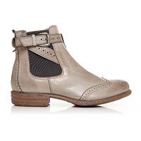 Moda in Pelle Caliso Light Grey Low Casual Short Boots