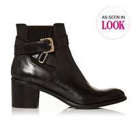 Moda in Pelle Aronas Black Medium Smart Short Boots