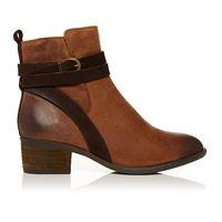 Moda in Pelle Ambrosian Tan Medium Casual Short Boots