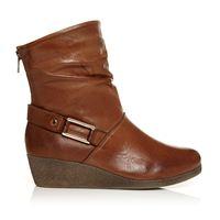 Moda in Pelle Adonias Tan Low Casual Short Boots