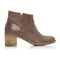 moda in pelle duce taupe medium casual short boots