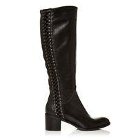 Moda in Pelle Simona Black Medium Smart Long Boots