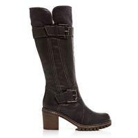 Moda in Pelle Giano Black Medium Casual Long Boots