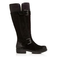 Moda in Pelle Galloe Black Low Casual Long Boots